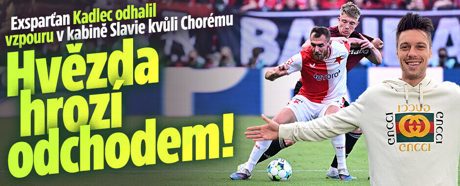 Exsparťan Kadlec odhalil vzpouru hvězd v kabině Slavie: Končí Chorý? Končím taky!