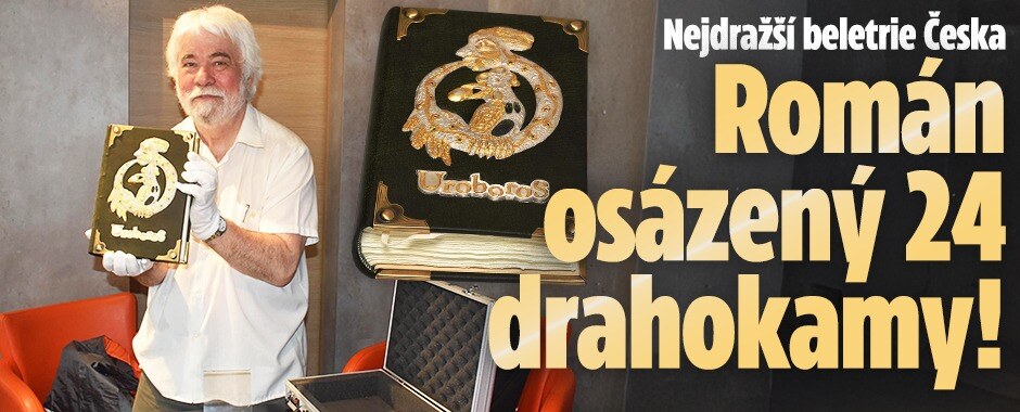 Nejdražší beletrie Česka: Román Uroboros osazený 24 drahokamy!