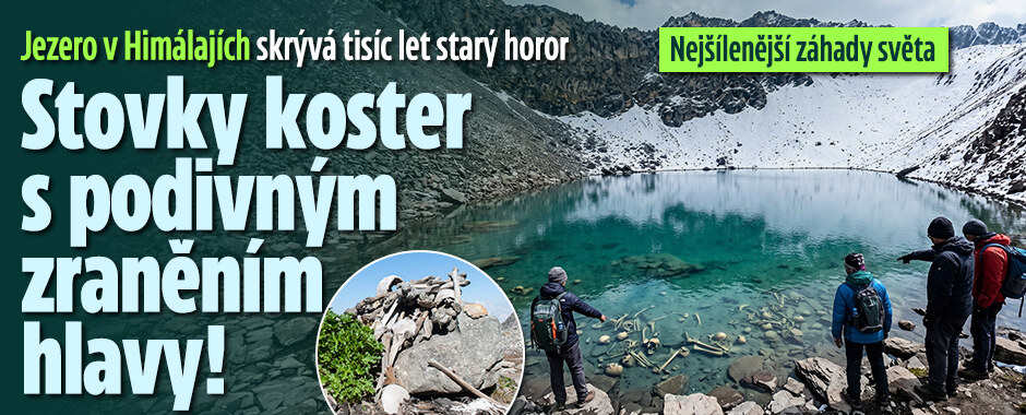 Nejšílenější záhady světa: Jezero v Himálajích skrývá tisíc let starý horor! Stovky koster s podivným zraněním hlavy