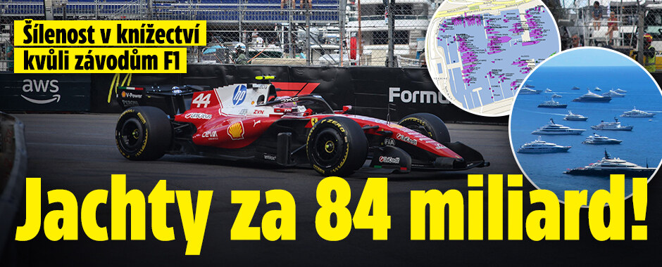 Šílenost v knížectví kvůli závodům F1: Jachty za 84 miliard! 