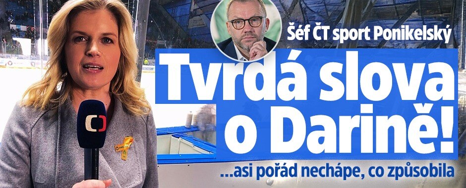 Šéf ČT sport Ponikelský o maléru Vymětalíkové ve Švýcarsku: Za Darinu se omluvil sám!