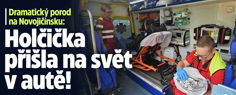 Drama na Novojičínsku: Žena porodila v autě!