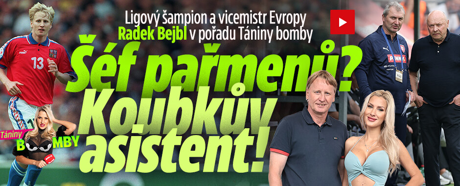 Ligový šampion a vicemistr Evropy Radek Bejbl v pořadu Tániny bomby: Šéf pařmenů? Koubkův asistent!