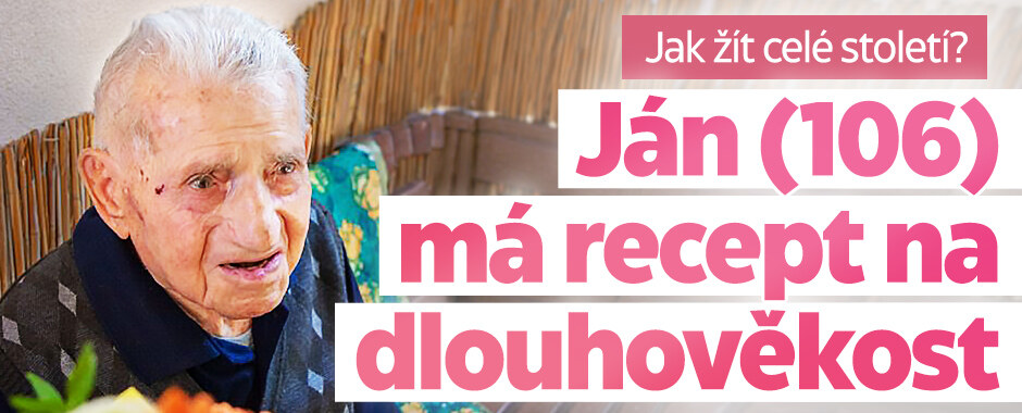 Jak žít celé století? Ján (106) nabízí jednoduchý recept dlouhověkosti