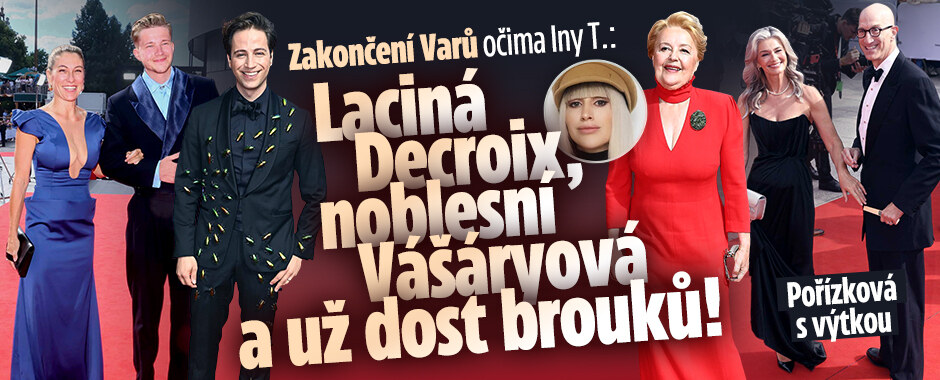 Ina T. hodnotí celebrity ze závěru KVIFF: Zklamání u Issové, noblesa Pořízkové i Peroutkovi brouci