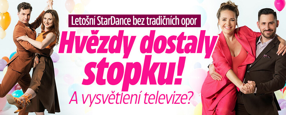 Letošní StarDance bez tradičních opor. Hvězdy dostaly stopku! A vysvětlení televize? 