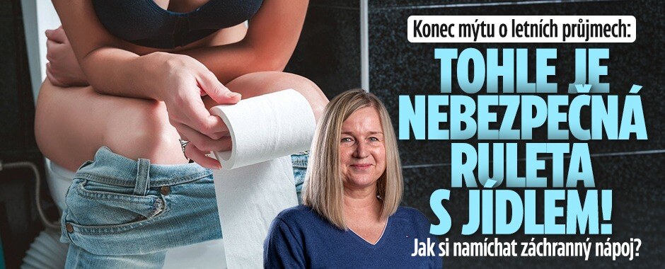 Konec mýtu o letních průjmech: Tohle je nebezpečná ruleta s jídlem! Lékařka radí, jak si namíchat záchranný nápoj