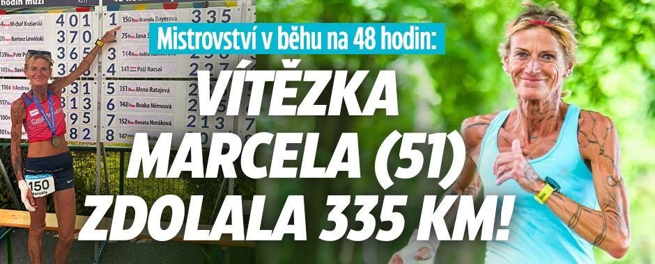 Mistrovství v běhu na 48 hodin: Neúnavná vítězka Marcela uběhla za dva dny 335 kilometrů!