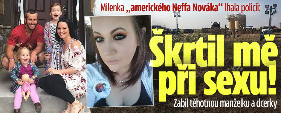 Milenka „amerického Neffa Nováka“ lhala policii: Škrtil mě při sexu, bála jsem se!