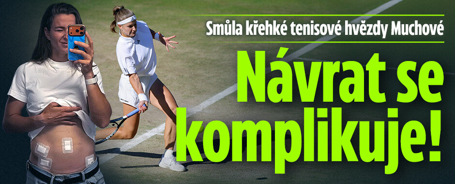 Smůla křehké tenisové hvězdy Muchové: Přijde o US Open? Návrat ve hvězdách!