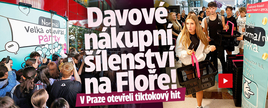 Nákupní šílenství na Floře! Otevřel „obchod z TikToku“, davy se táhly až k zastávce