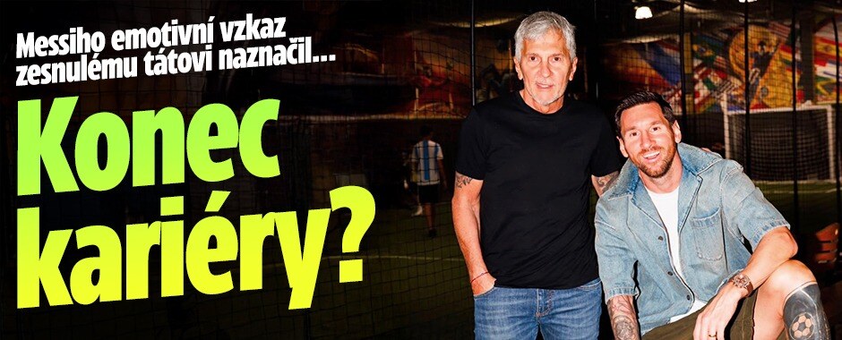 Messi v slzách poprvé promluvil o smrti otce i konci kariéry. A co mu vzkázal Ronaldo?