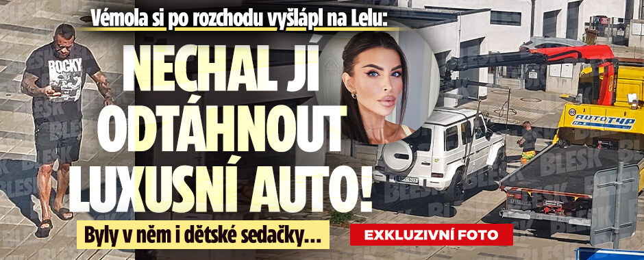 Podpásovka na Lelu Vémolu: Karlos jí sebral auto! I s dětskými věcmi! 