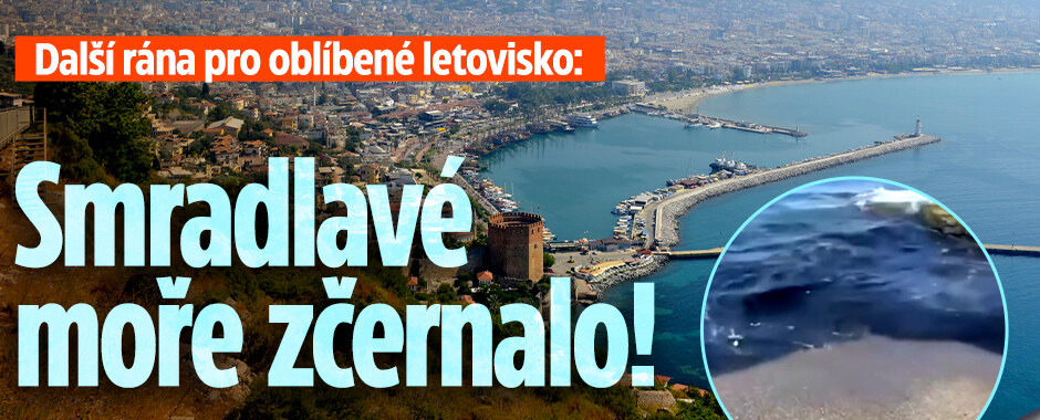 Další rána pro oblíbené letovisko: Smradlavé moře zčernalo! 