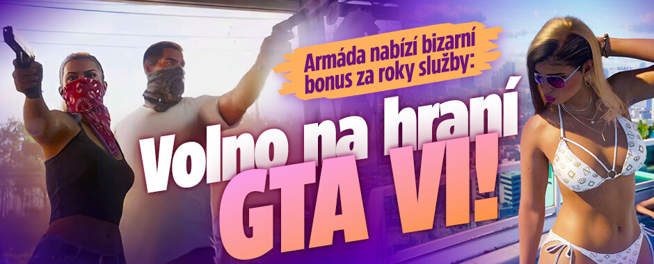 Armáda nabízí bizarní bonus za roky služby: Volno na hraní GTA VI!