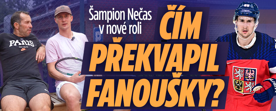 Hokejista Nečas práskl: Kdo z parťáků mu vozil snídani? Fotbalové legendě vysekl poklonu