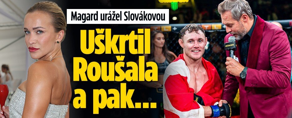 Urážel Slovákovou, krotil ho i Novotný. Magard pak uškrtil Roušala a omlouval se