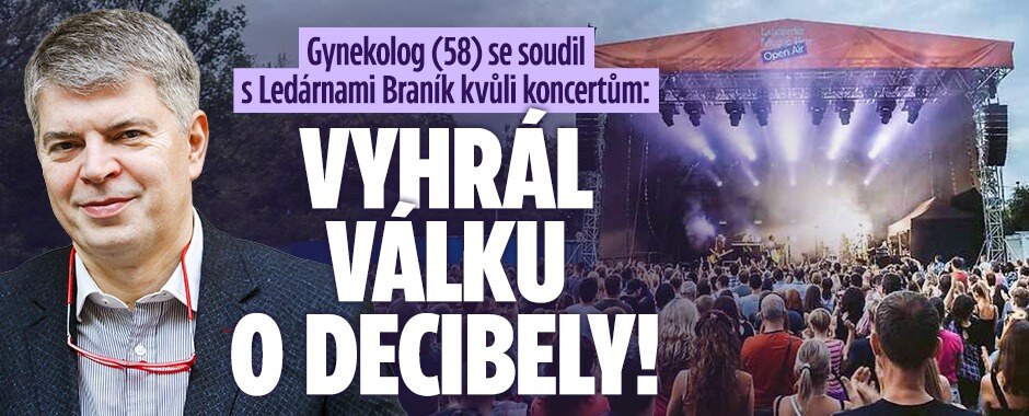 Gynekolog David Cibula (58) se soudil s Ledárnami Braník kvůli koncertům: Vyhrál válku o decibely!