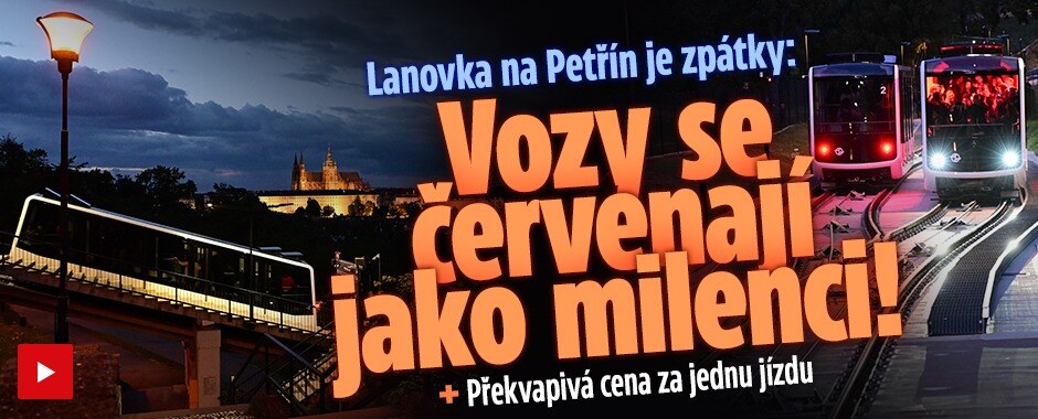 Petřínská lanovka se vrací! Od úterý sveze první cestující v nových vozech 